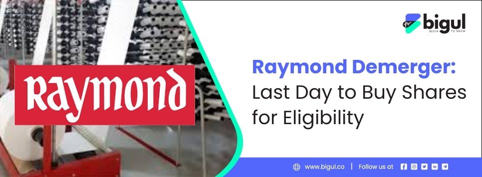 Raymond Demerger share price